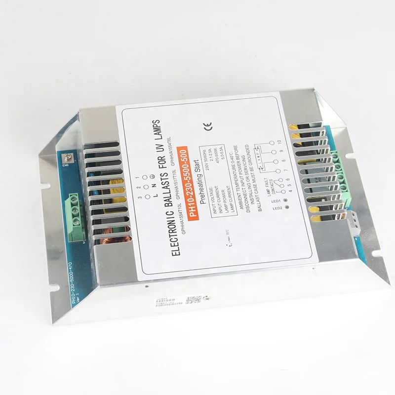 Поставка УФ фоторазложения балласта для очистки отходящих газов и сточных вод УФ-лампы PH-800-150W мощности