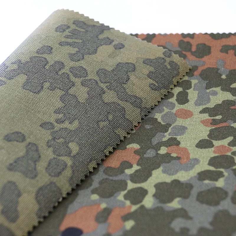 1000D N6 нейлон Cordura камуфляж cordura Flecktarn печатная