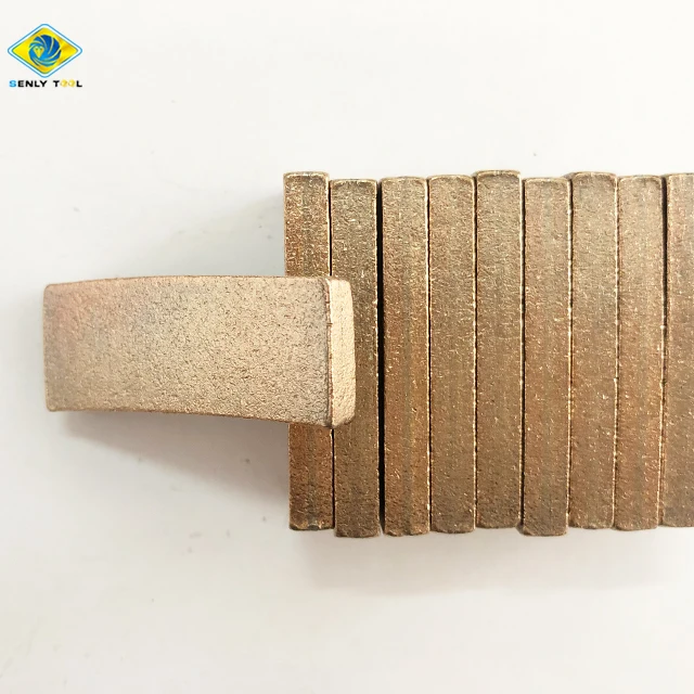 China manufacture best quality stone cutting machine diamond tip segment for lava stone cutter saw blade