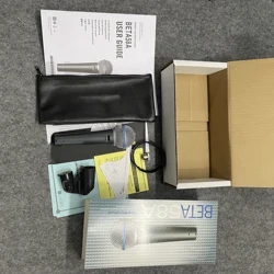 Проводной микрофон Beta58a Sm58, профессиональный звукозаписывающий кардиоидный динамический микрофон для караоке