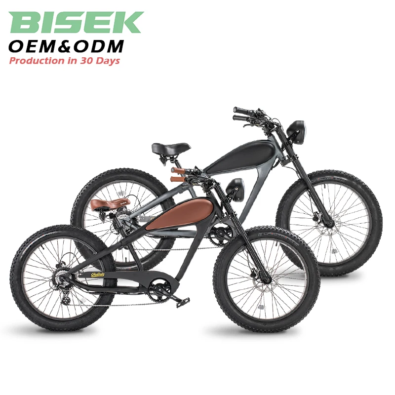 OEM 48 В, 500 Вт, винтажный Электрический велосипед