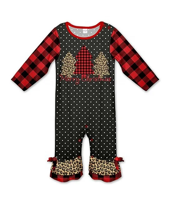  Прямая поставка комбинезон для новорожденных одежда с длинным рукавом из органического бамбука Рождественский детский хлопковый