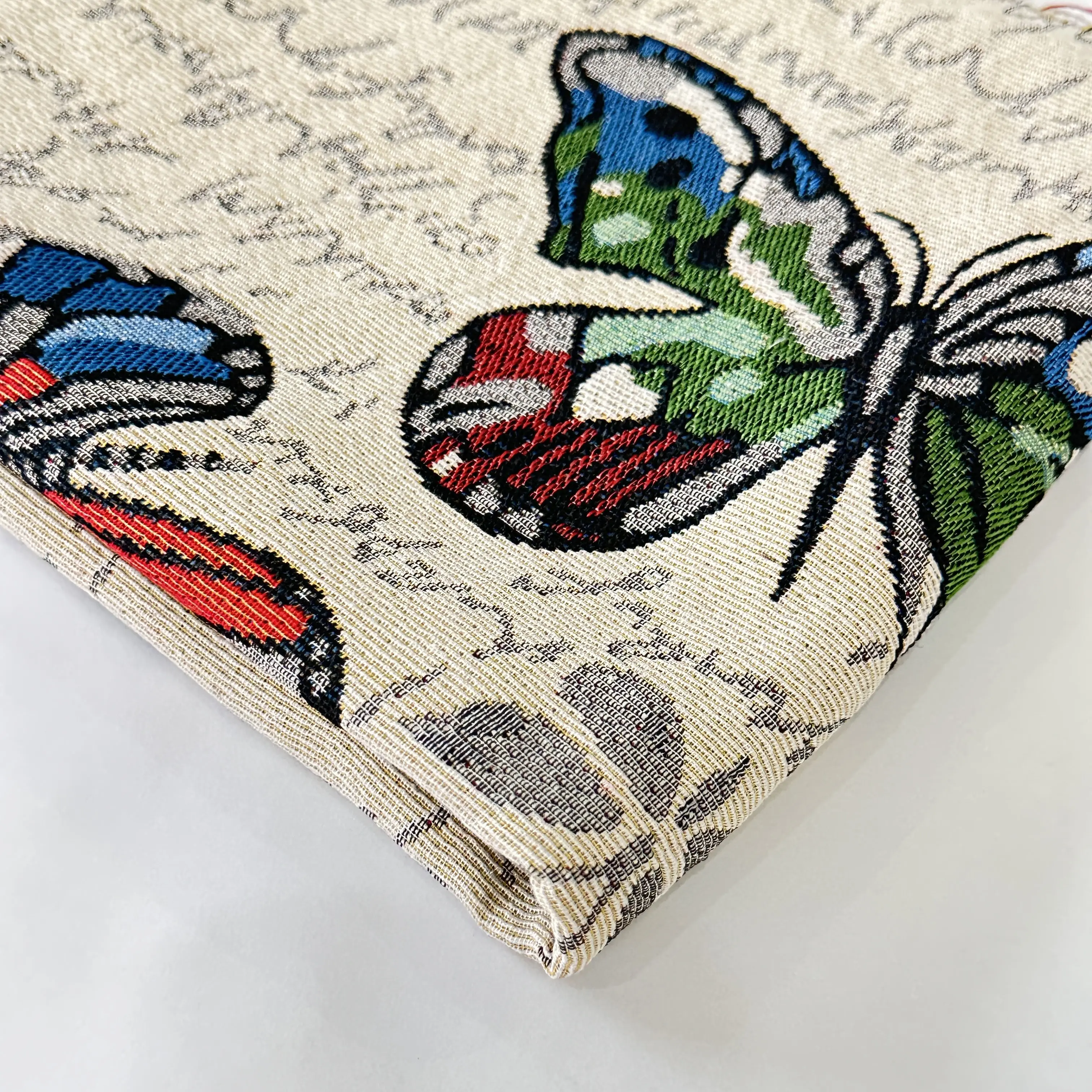 High Quality Jacquard Fabric Polyester Cotton Brocade Woven Clothing Garden Throw Pillow Shoe Upper Dress Upholstery Yarn Dye