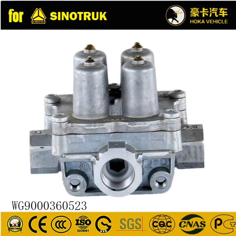 Original SINOTRUK HOWO Truck Spare Parts Four Circuit Protection Valve WG9000360523 for all SINOTRUK Heavy Truck