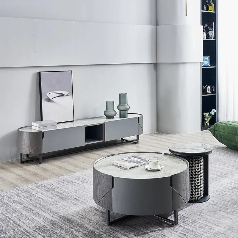 Modern tv stand cabinet and coffee table furniture for living room design