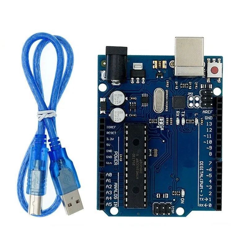 compatible with arduino starter kit development board with cable for uno r3 atmega328p-au