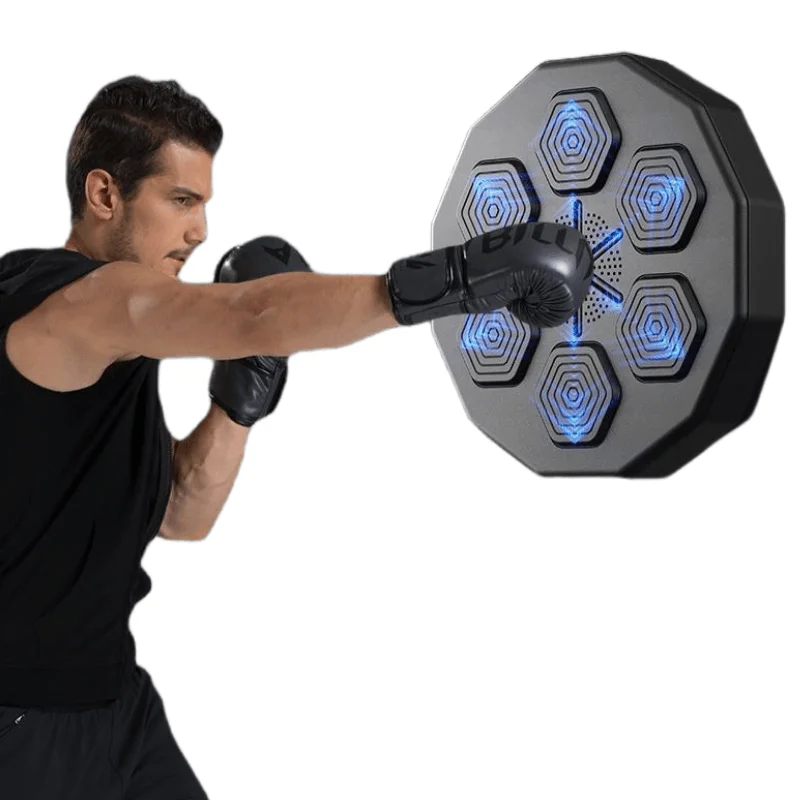 Machine Wall Lounger Dummy Training Shooting Punch Kick Mounted Punching Pad Music Boxing Smart Target