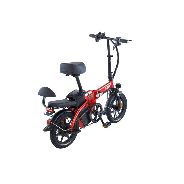 
High quality hot selling 14 inch double folding aluminum alloy electric bicycle 