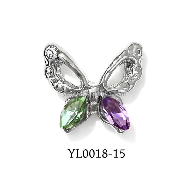 11X10mm Nail Art Decoration for tips DIY Illusion candy Color Manicure Stones Ice Aurora nail charms kawaii