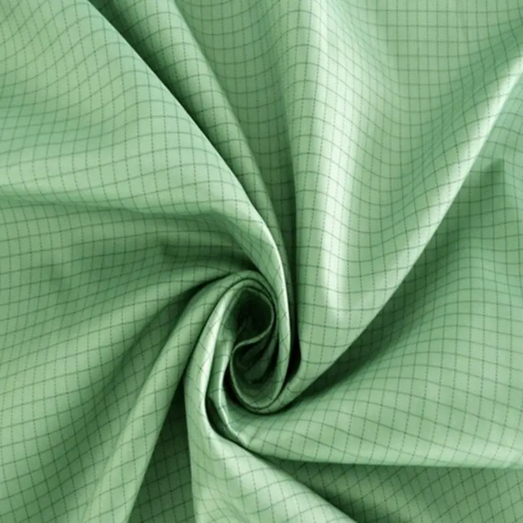 Wholesale Polyester Anti Static Fabric Lint Free Esd 5mm Fabric For Cleanroom Workwear
