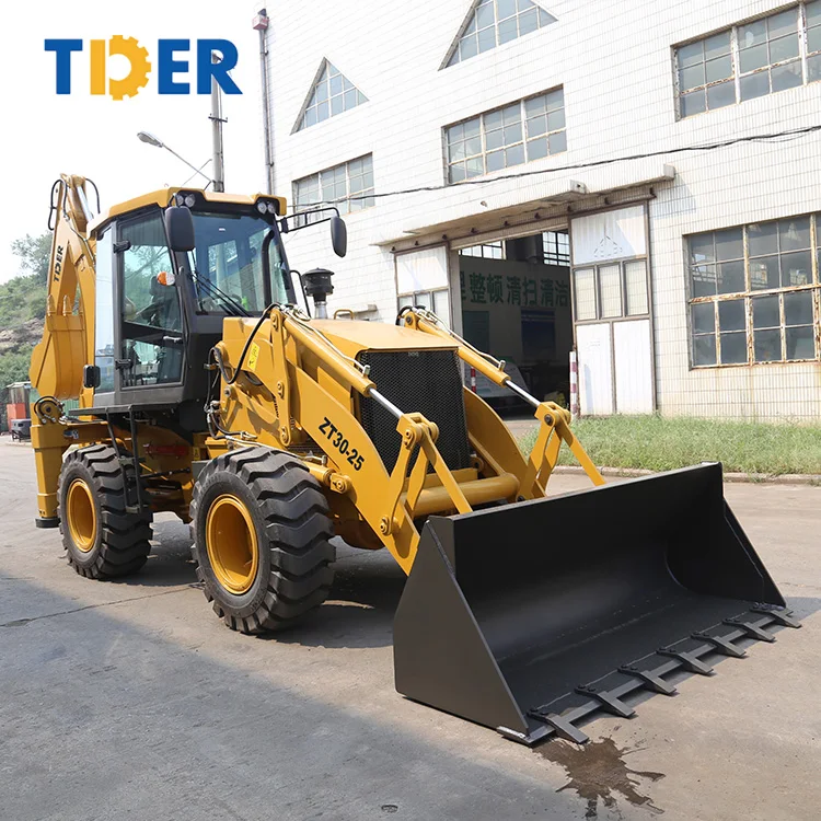 TDER Gold Supplier 3ton backhoe loader 4x4 chinese backhoe loader