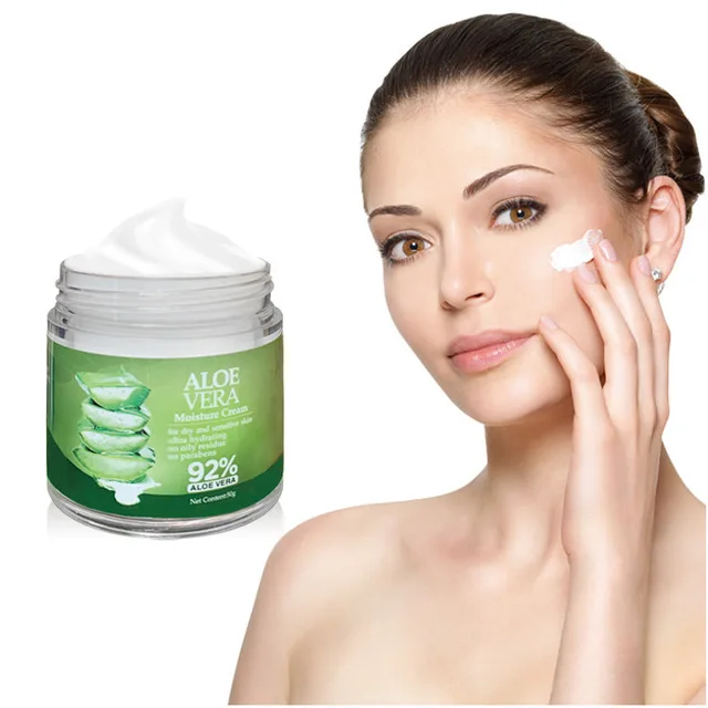 
Natural Skin Revitalizer Face Cream Soothing Whitening Aloe Vera Moisture Cream 