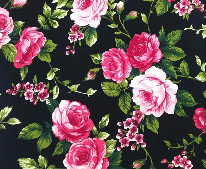 100% Cotton Poplin Printed Woven Fabric    for dress  Combed Fabric for Children Kids Baby Clothing