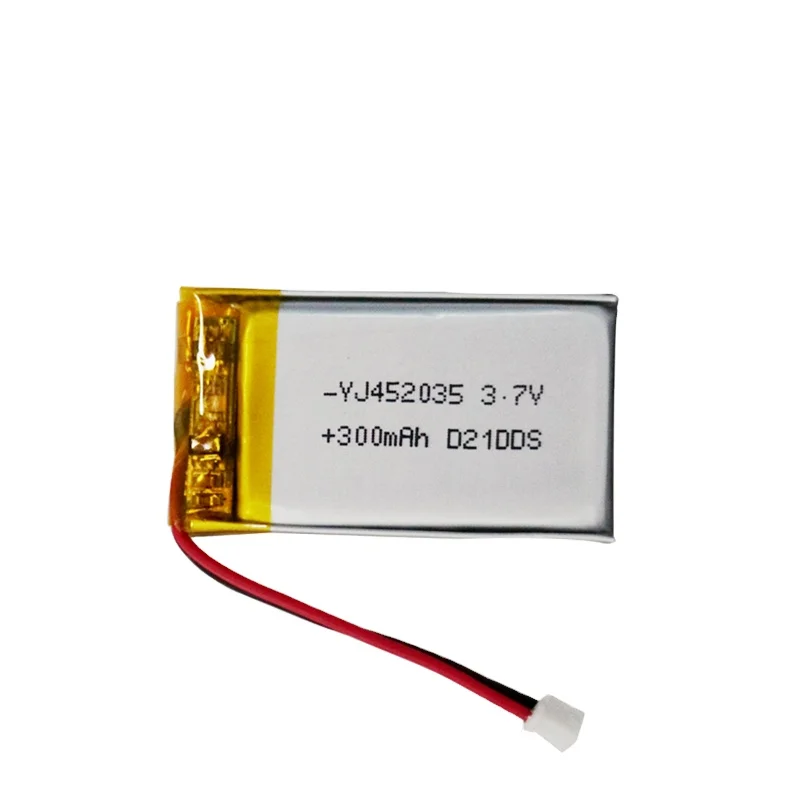 YJ OEM Rechargeable Li-ion Battery 3.7V 452035 482532 502035 501545 602030 602029 300mAh  Lithium battery KC certificate