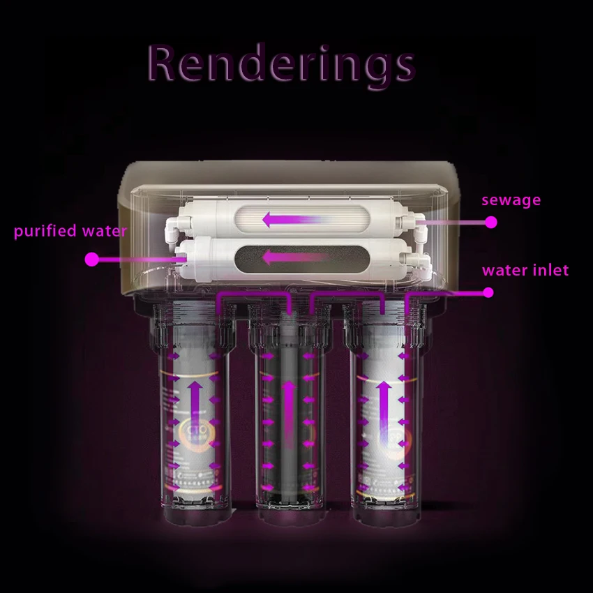 Shenzhen factory drinking water purifier machine alkaline  hygrogen water purifier for home office