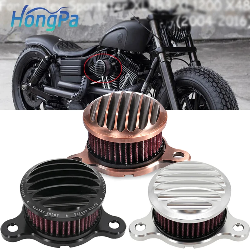 motorcycle air filter refitted motorcycle air clean intake filter system For Harley Sportster XL883 XL1200 X48 2004-2016