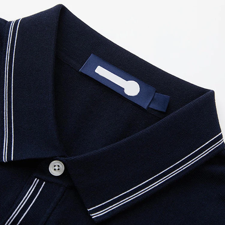 Hot selling polyester cotton flat knitted 1*1 collar knitted ribbed collar cuff Polo shirt clothing
