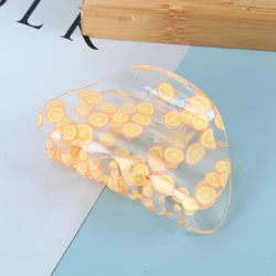 fashion semi-circle hair clip acetic acid c wind Half Round Hair Clip Wholesale Acetic Acid Hair Claw