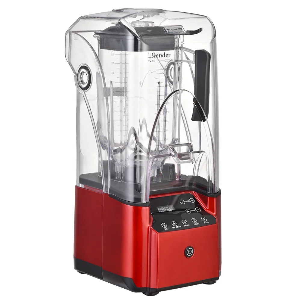 Ideagree 1.5L Commercial Silent Sound Proof Cover Enclosure Blender With Sound Cover