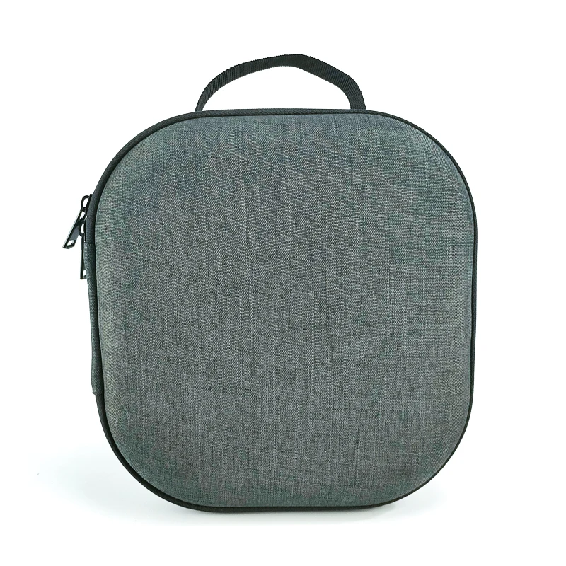 Custom Gray Wireless Earphone Storage box Travel Waterproof Portable Eva Headphone Case