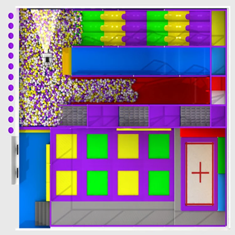 Commercial Kids Indoor jumping Trampoline Park Amusement Park Playground Trampoline Bungee Harness