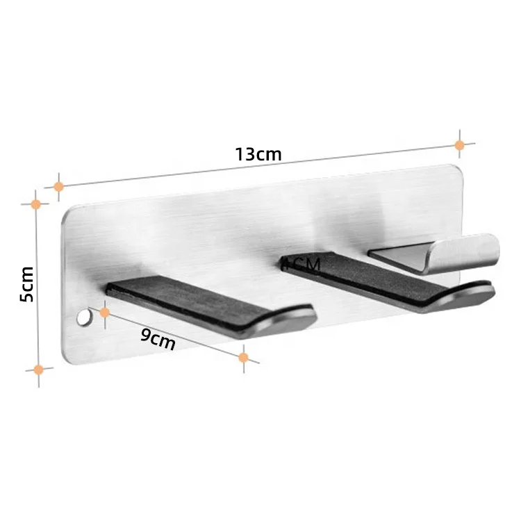 Stainless Steel Hairdryer Organized Rack Wall Mounted Hair Dryer Holder For Dyson