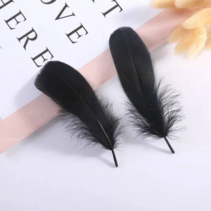 10-18CM/50 Pieces Goose Feather Handicraft Toy Decorations DIY Natural High-Quality Feather Accessories