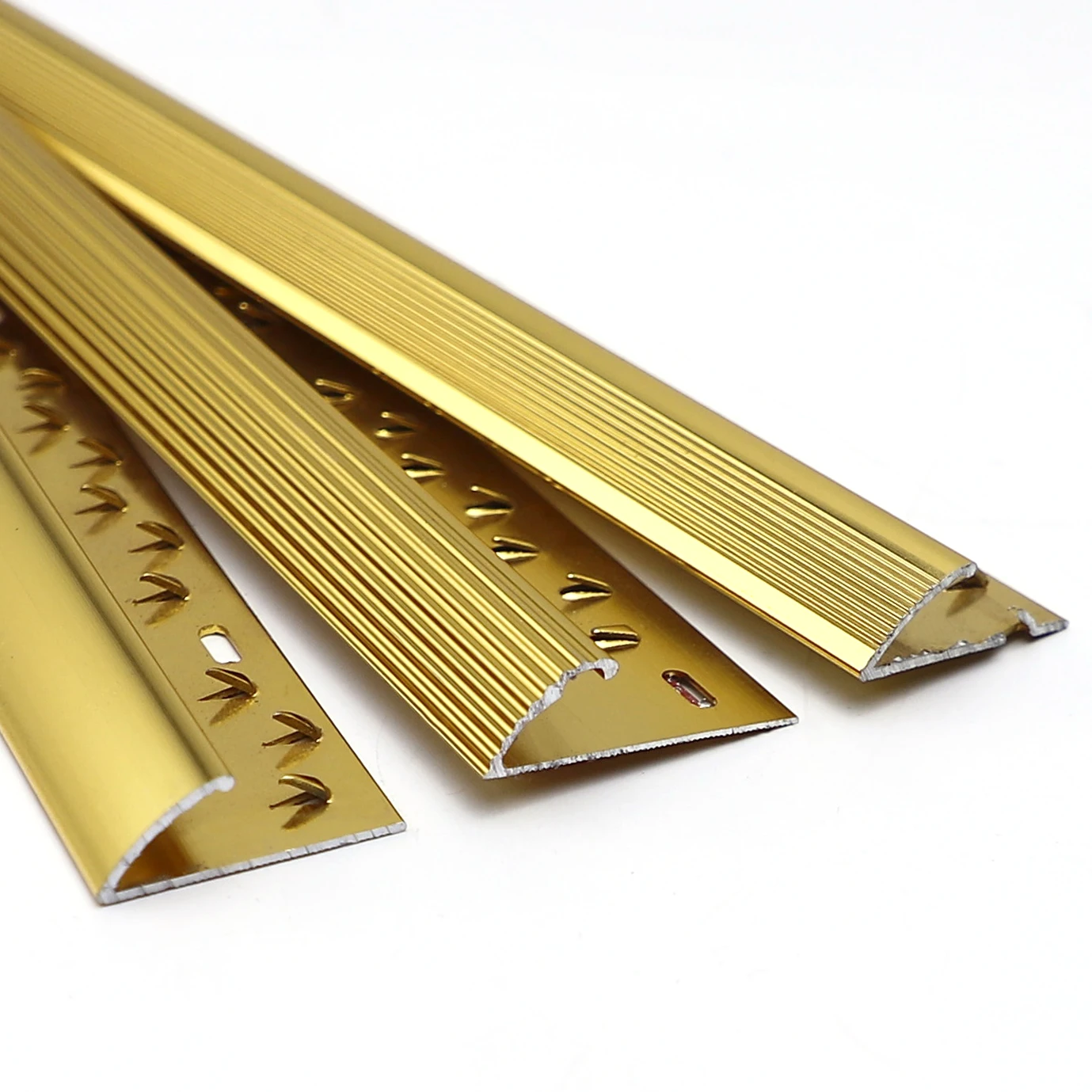 NIUYUAN Metal Tile Carpet Transition Aluminum Edge Trim for Carpet