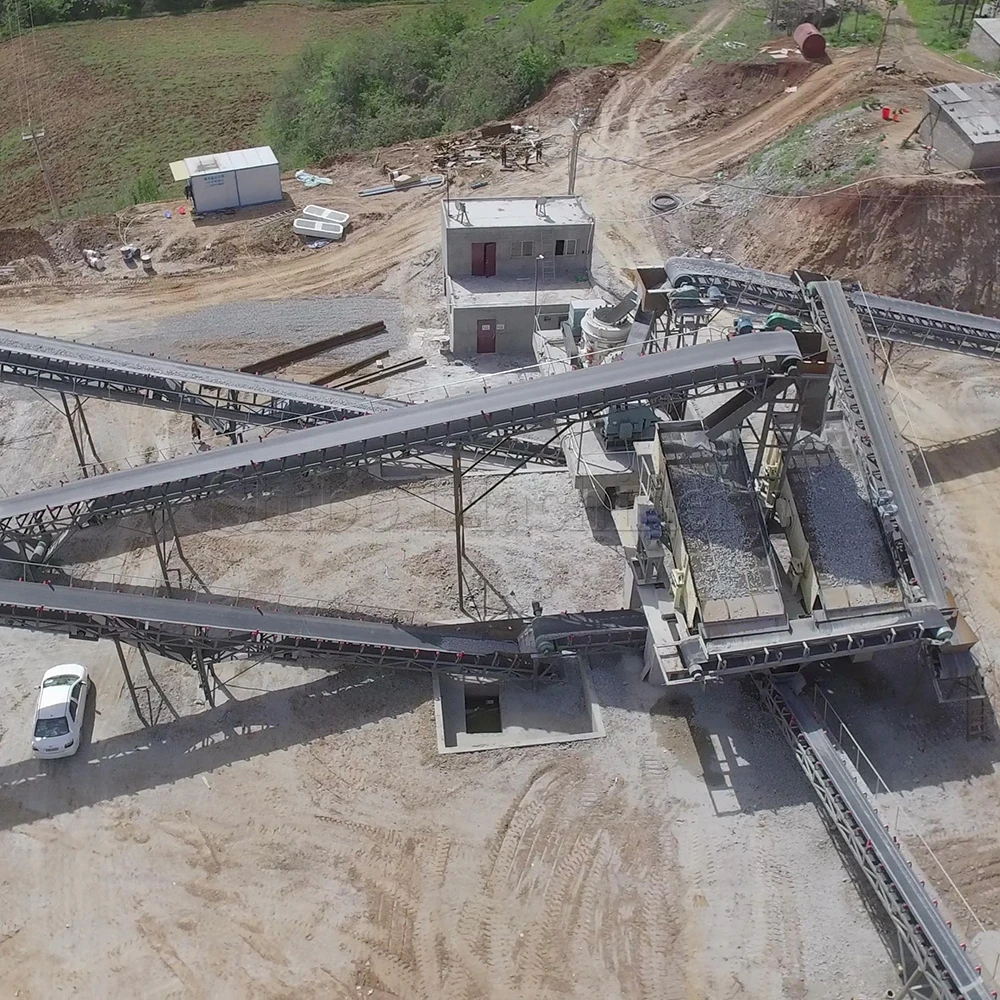 Limestone dolomite shale aggregate 300 tph complete quarry crusher production line machine