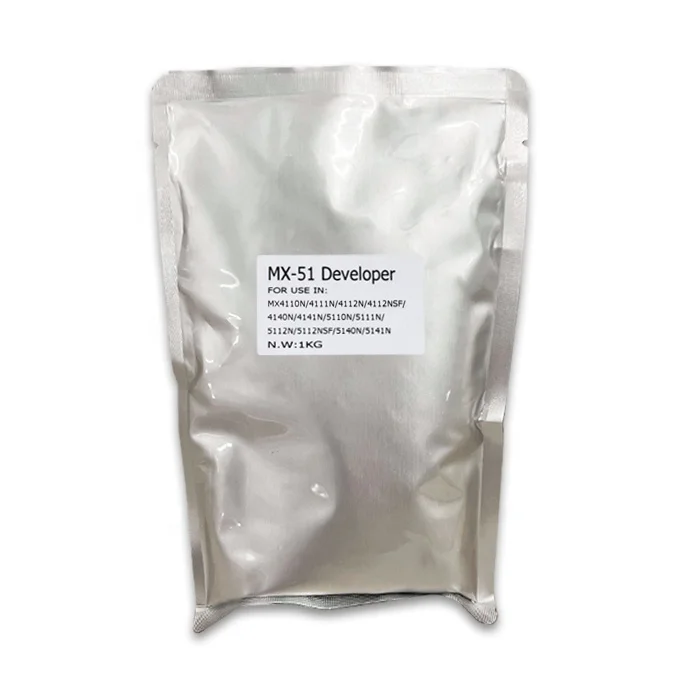 Remanufactured Developer MX-51 Toner cartridge 1 kg Developer powder for MX4110N/4111N/4112NSF/4140N/4141N/5110N/5111N/5112N/511
