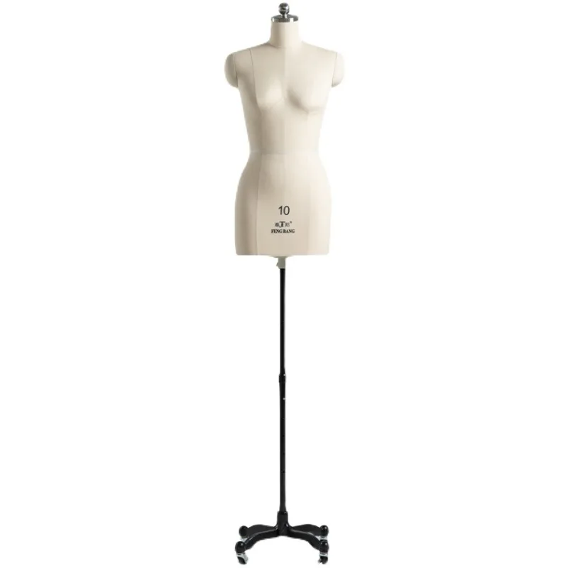 Adjustable  Half Mannequins Fabric Dress Form Sewing Female Mannequin Torso Tailor Mannequin