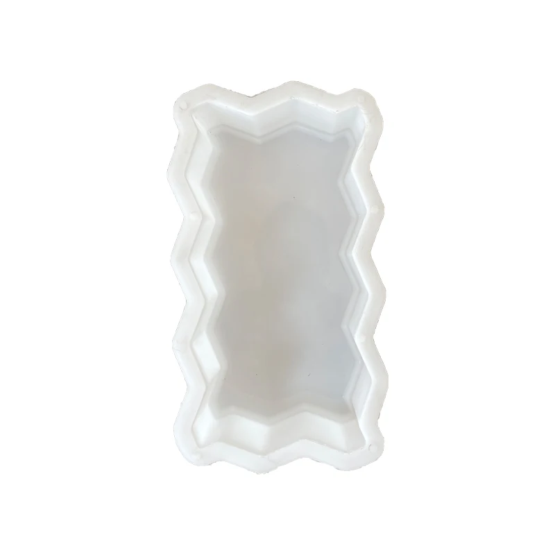 Three wave parking yard yard garden park pavement brick concrete precast plastic mold