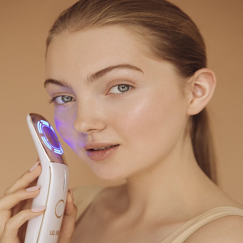 2021 Домашний Уход за лицом косметические устройства светодиодная светотерапия 6 основных функций Магнитный кинетический энергетический ионитофорез инструмент