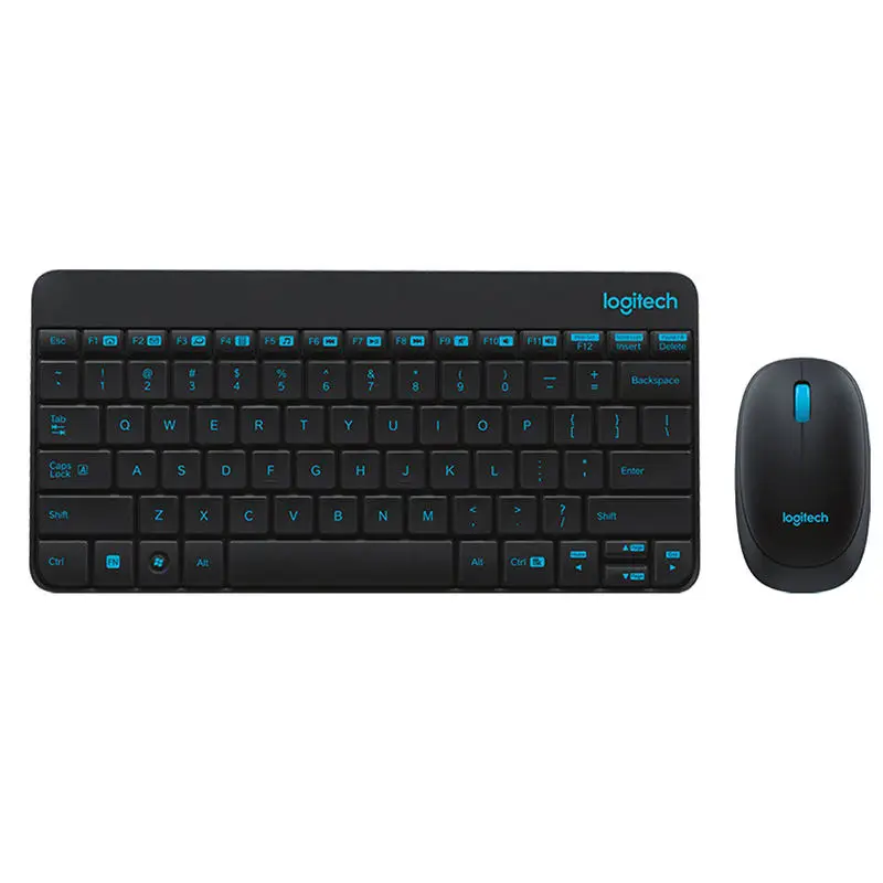 Logitech MK245 беспроводная сенсорная клавиатура с мышью набор для офисного компьютера офисная мышь