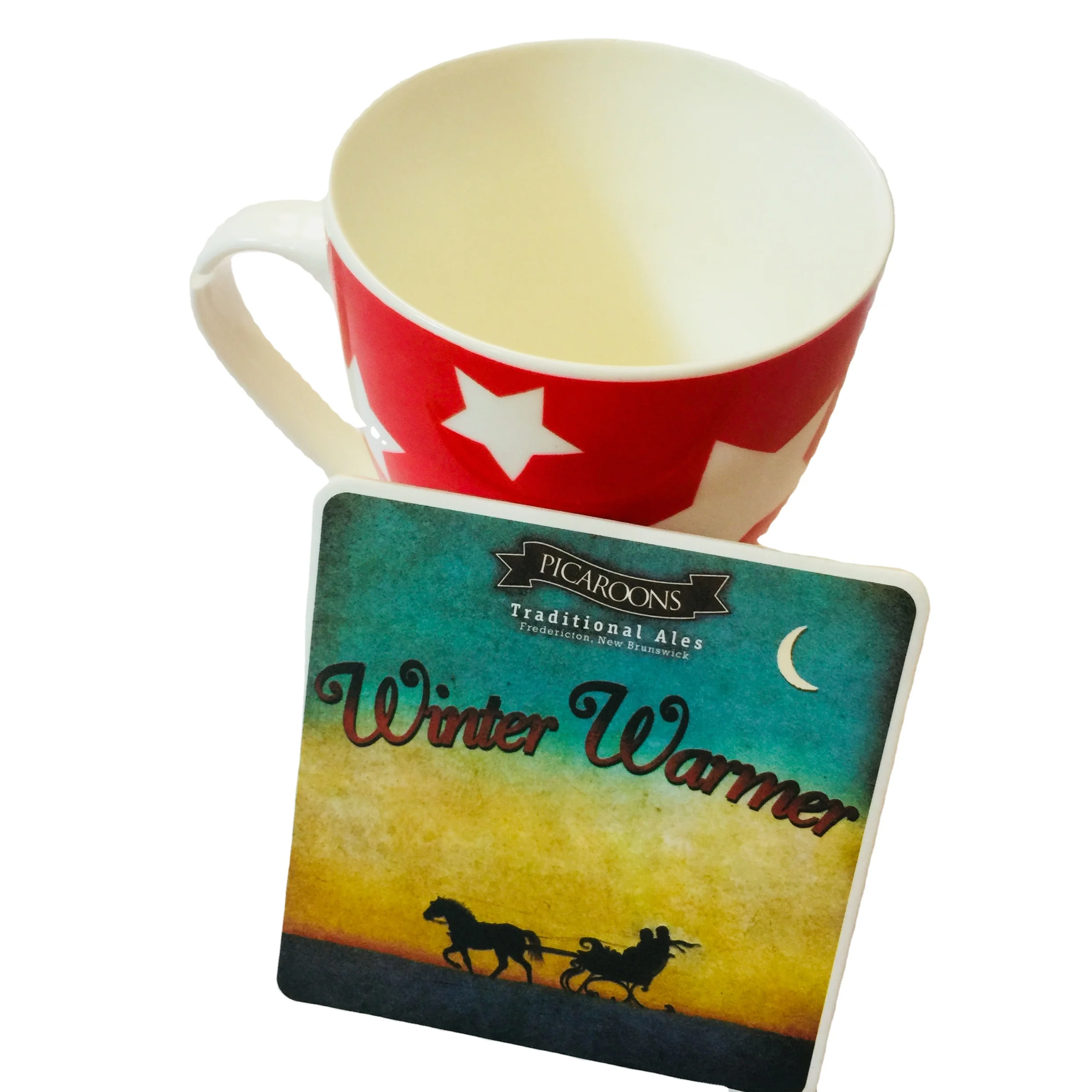 Абсорбирующий материал печать на заказ подставка для пива водонепроницаемая впитывающая бумага пивной коврик