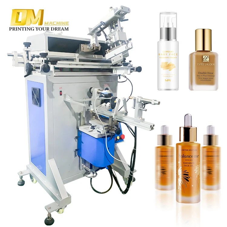 Manufacture hot selling customized logo semi automatic screen printing machine plastic cup bottle