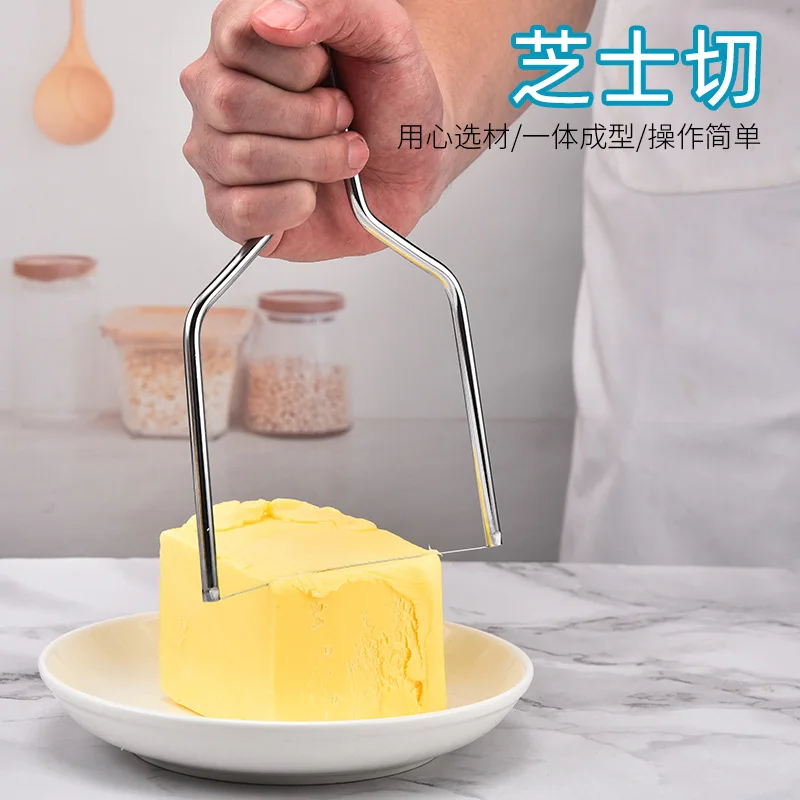 Stainless Steel Wire Cheese Slicer Foie Gras Cheese Ham Cheese Butter Slicer
