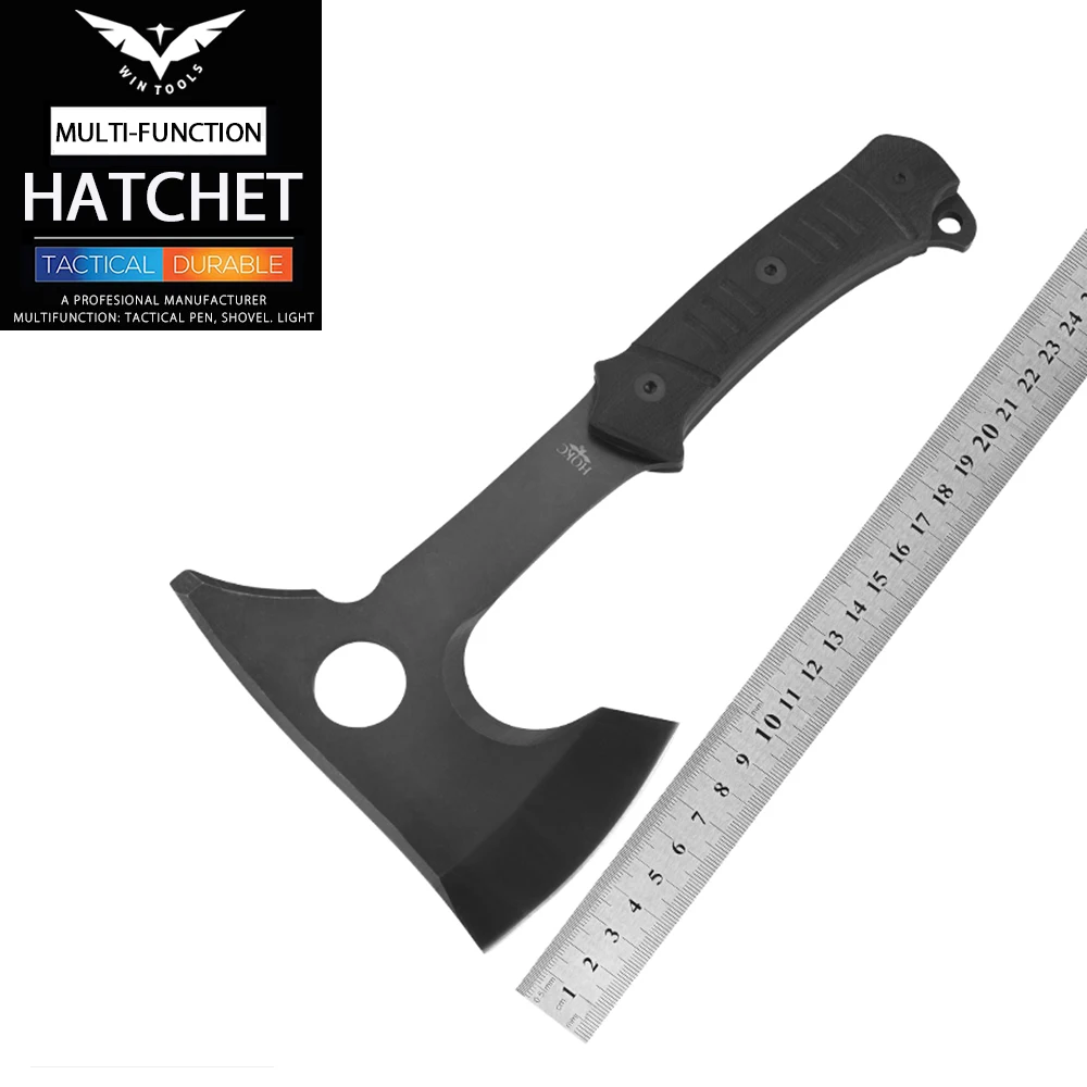 Кованый топор для льда из титановой стали, топор из углеродистой стали