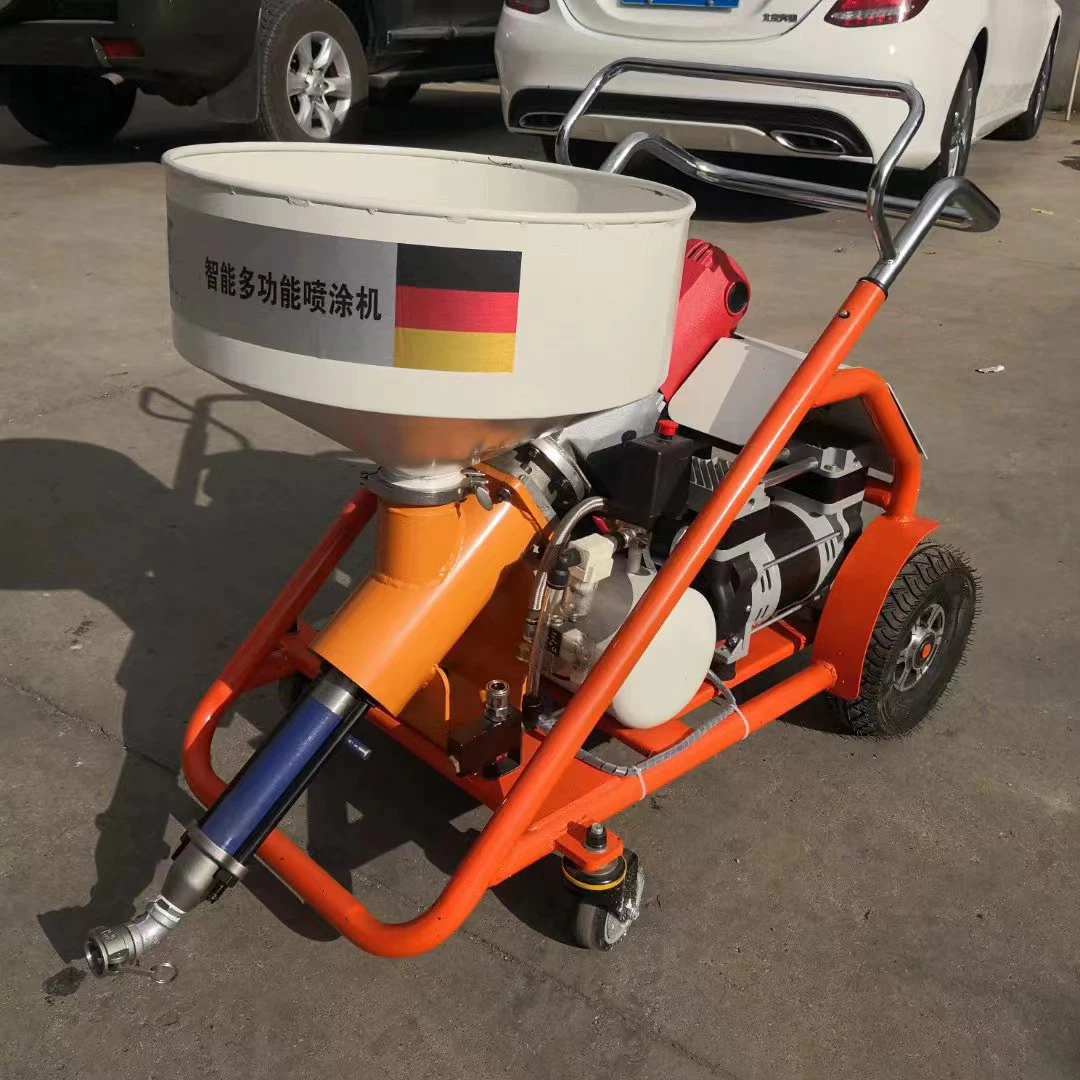 Cement mortar spray plastering machine