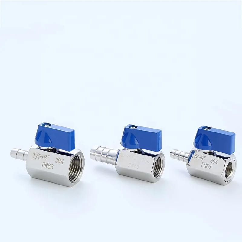 Vodka/Gin/Brandy/Moonshine Distillers Drain Valve Stainless Steel 304 Mini Hydraulic Ball Valve