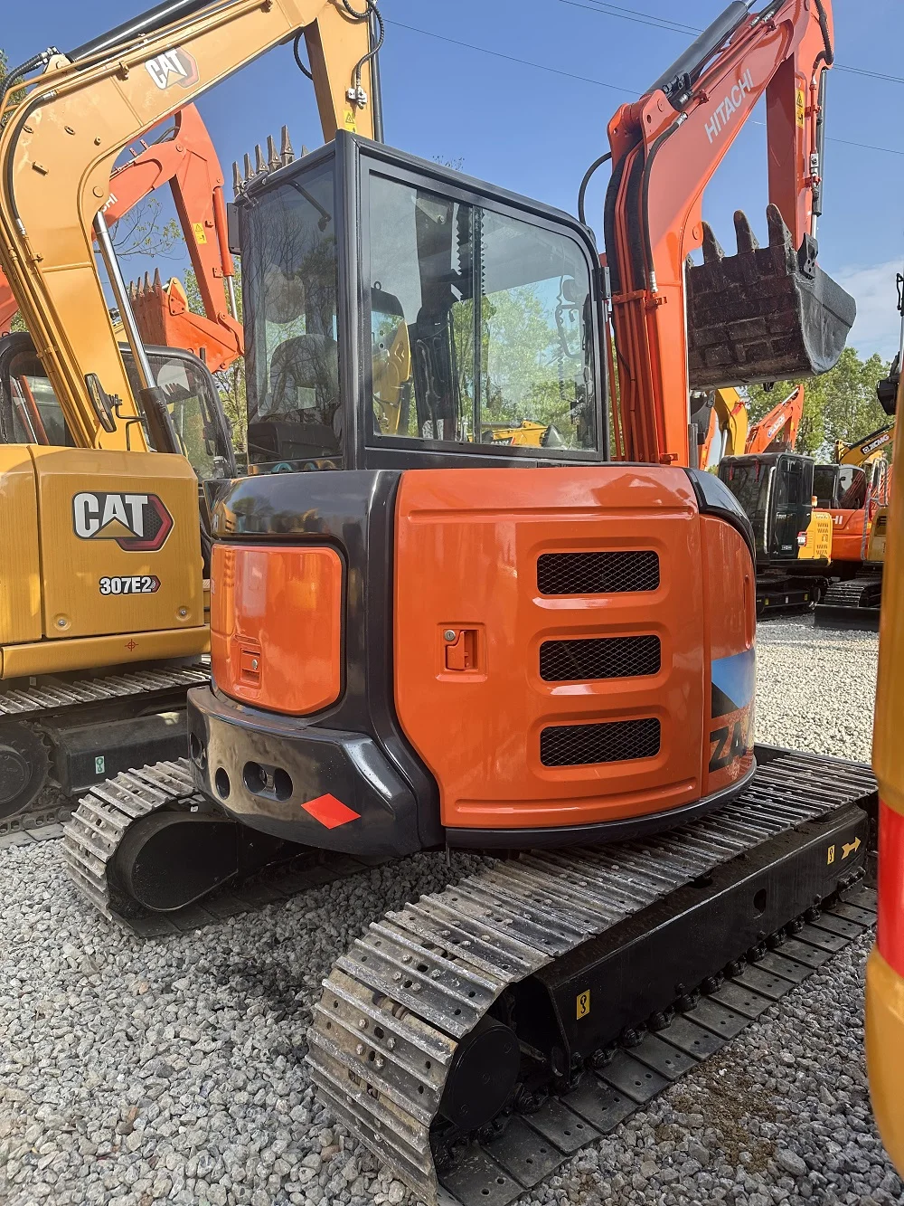 HITACHI ZX 55 Used Digger  5.5 ton Mini second-hand Hitachi  ZX 55 hydraulic excavators With Low Price