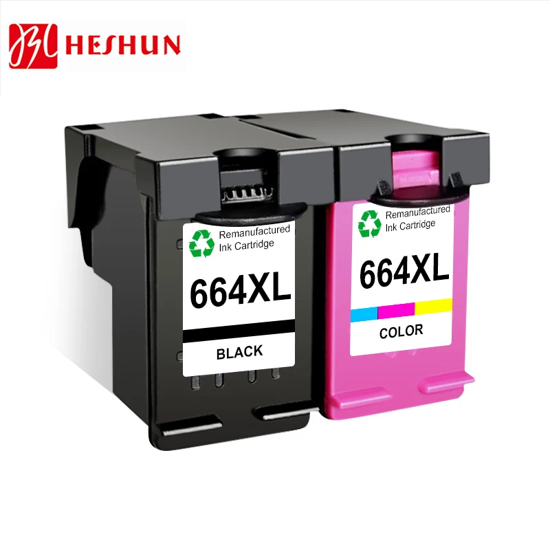 Heshun для HP HP664 HP664XL настольные струйные чернила ПРЕИМУЩЕСТВО 2138 3635 3638 картухо принтер Восстановленный 664XL чернильный картридж 664 XL