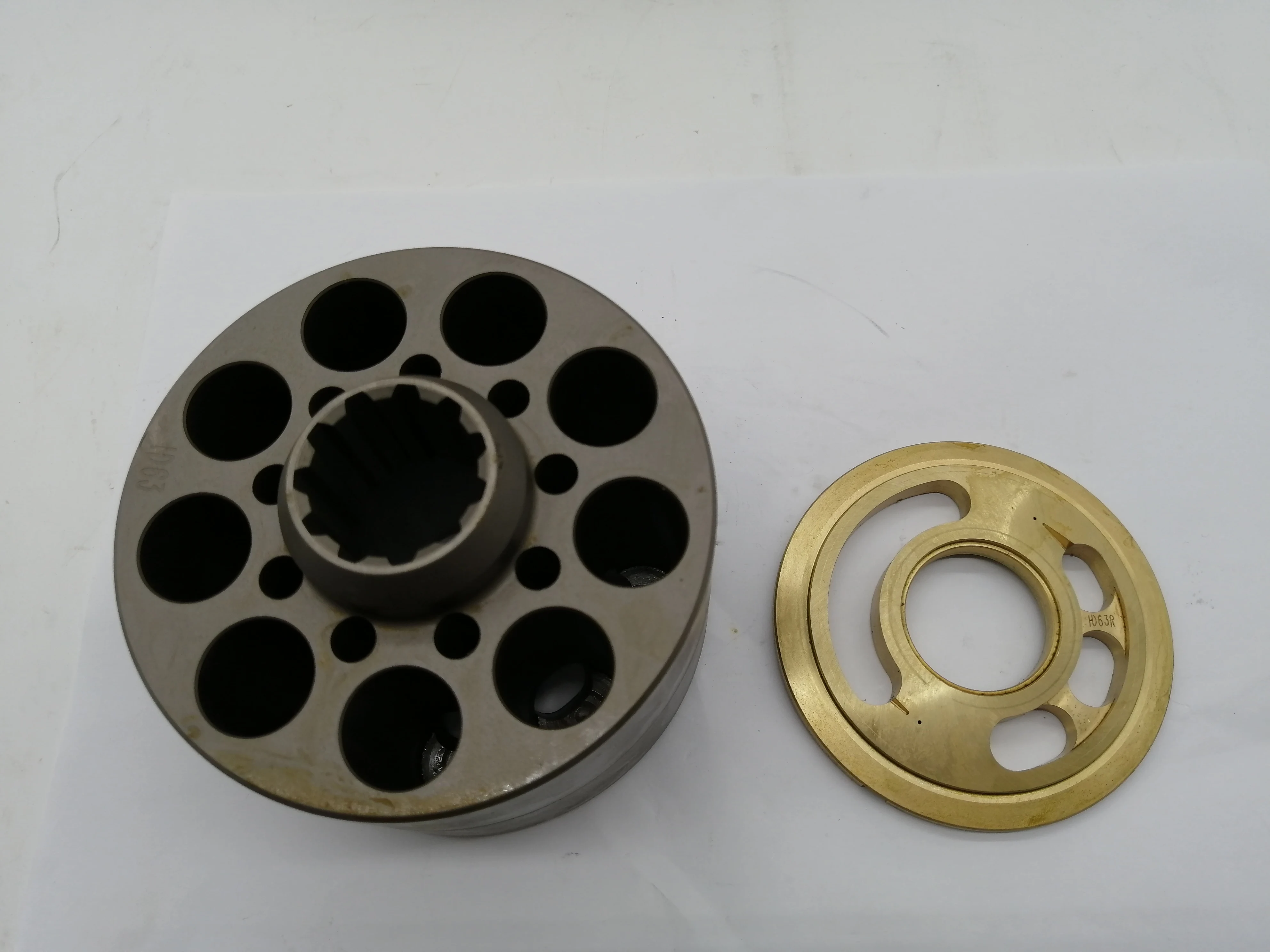 Excavator Cylinder Block Valve Plate Piston Shoe K3V63 K3V112 K3V180 K3V140 Hydraulic Pump Spare Parts