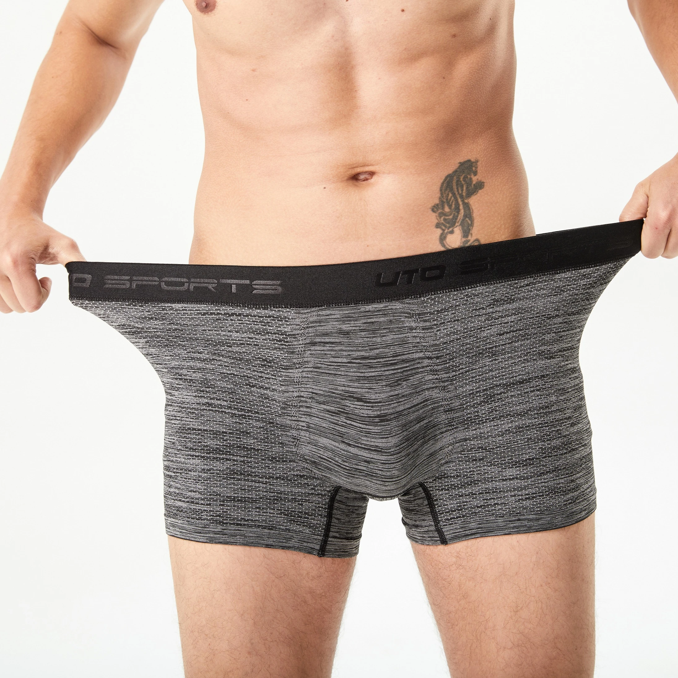 
Sports Boxers for Men Underwear Color-fast Seamless Comfortable wear Functional Environmental Dye 