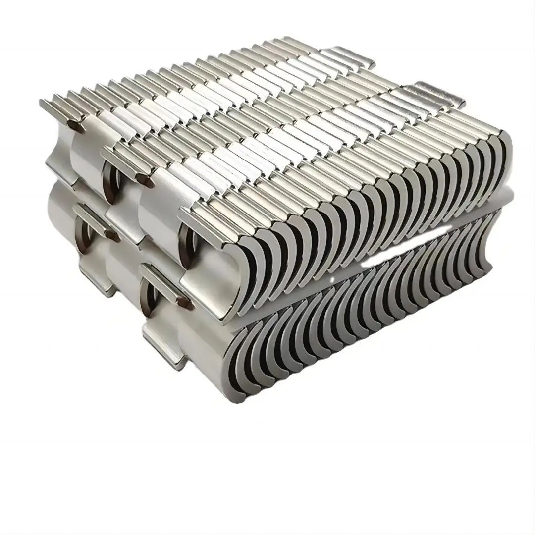 Free Generator Half Ring Arc Segment Rare Earth Magnet N48 Strong Magnet Ndfeb Industrial Flywheel Tile Arc Neodymium Magnets