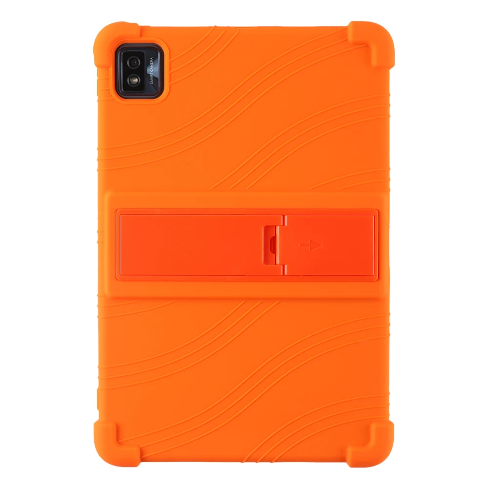 Tablet Silica Gel Armor Case For TCL Tab 10s 9081 10.1 Max 10.36 10L 8491X Tab10 9183G Back Anti Knock Soft Bracket Cover Cases