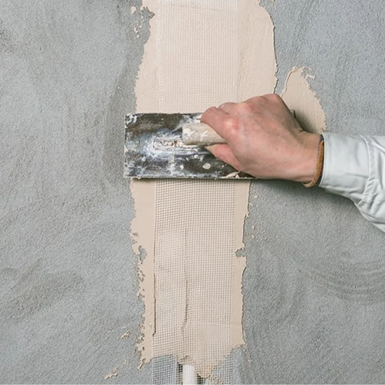 Fiber Reinforced Concrete Waterproof Fiberglass Mesh Tape Drywall Self Adhesive Fiberglass Drywall Mesh Joint Tape