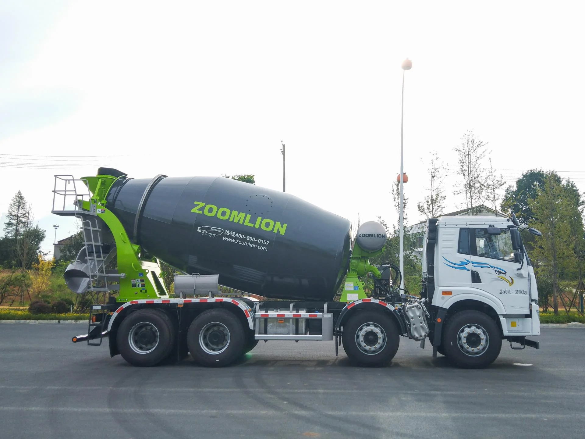 Zoomlion10F Four-Axle Concrete Mixer Truck 10F Productivity High-Accuracy Pump Concrete mixer truck
