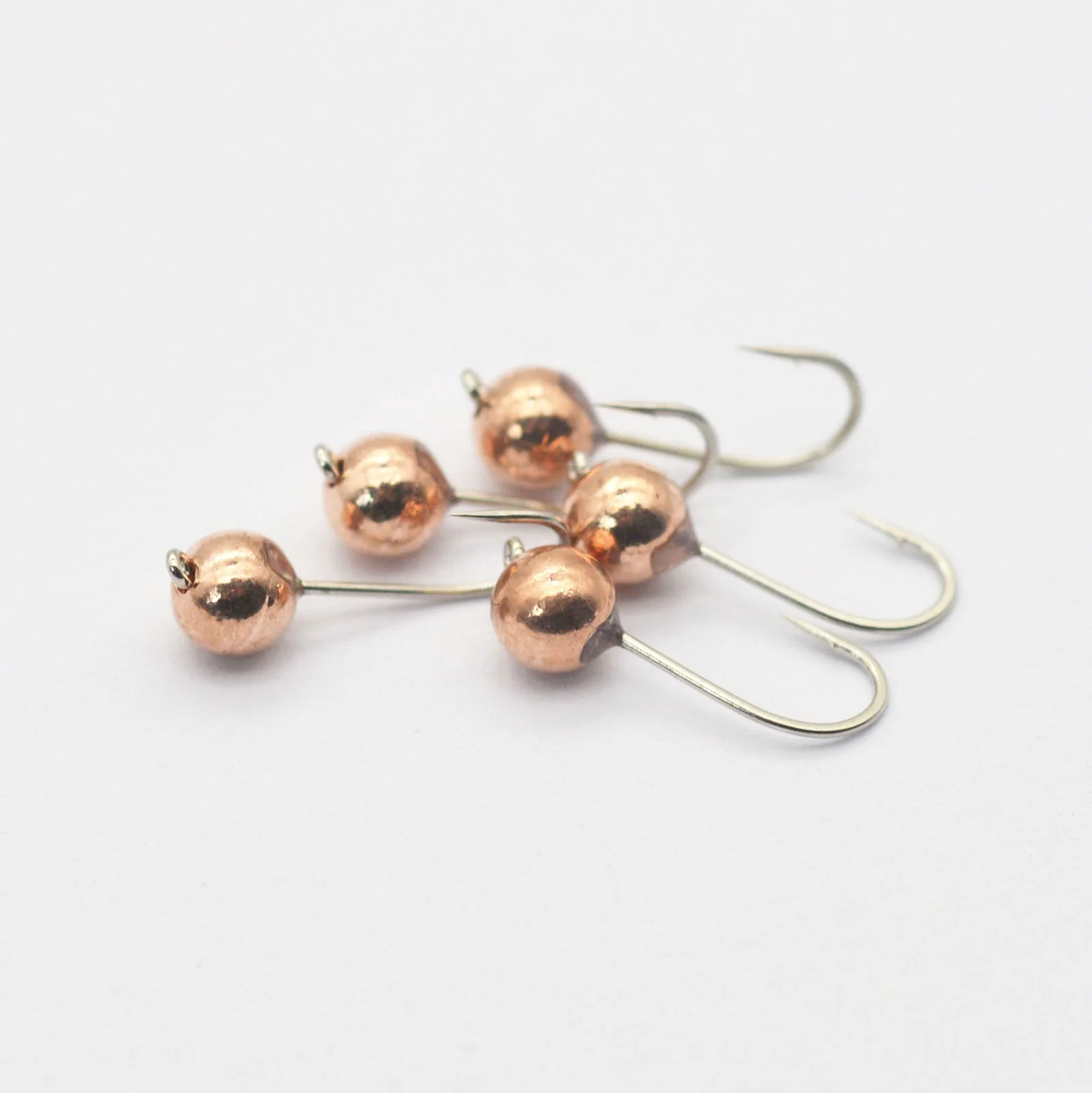 New arrived High Quality Rainbow tungsten Slotted beads Ice Fishing hook