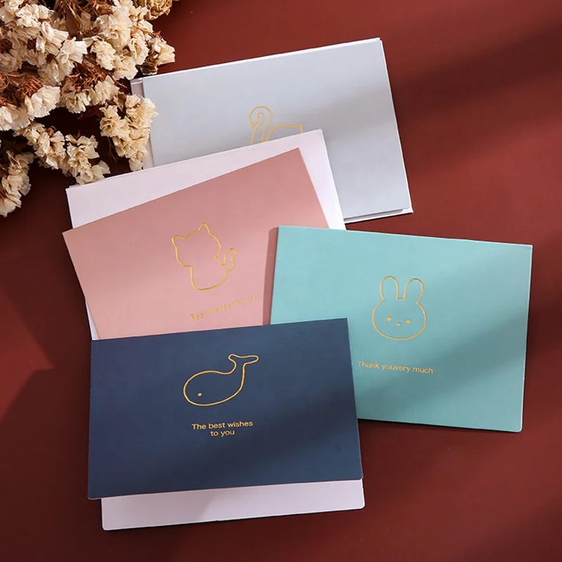 Wholesale Custom Print Creative Vintage Thank You Card Postcards